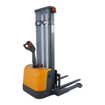 Powered Forklift Full Electric Walkie Stacker 3300lbs Cap. Straddle Legs.130" lifting Local Pick-Up Y-3049.