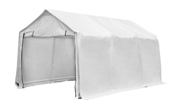 17x10ft Heavy Duty Enclosed Carport Canopy with Sidewalls Waterproof Garage Car Shelter Storage shed