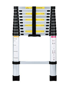 Telescoping Ladder,126’’ Aluminum Lightweight Extension Ladder