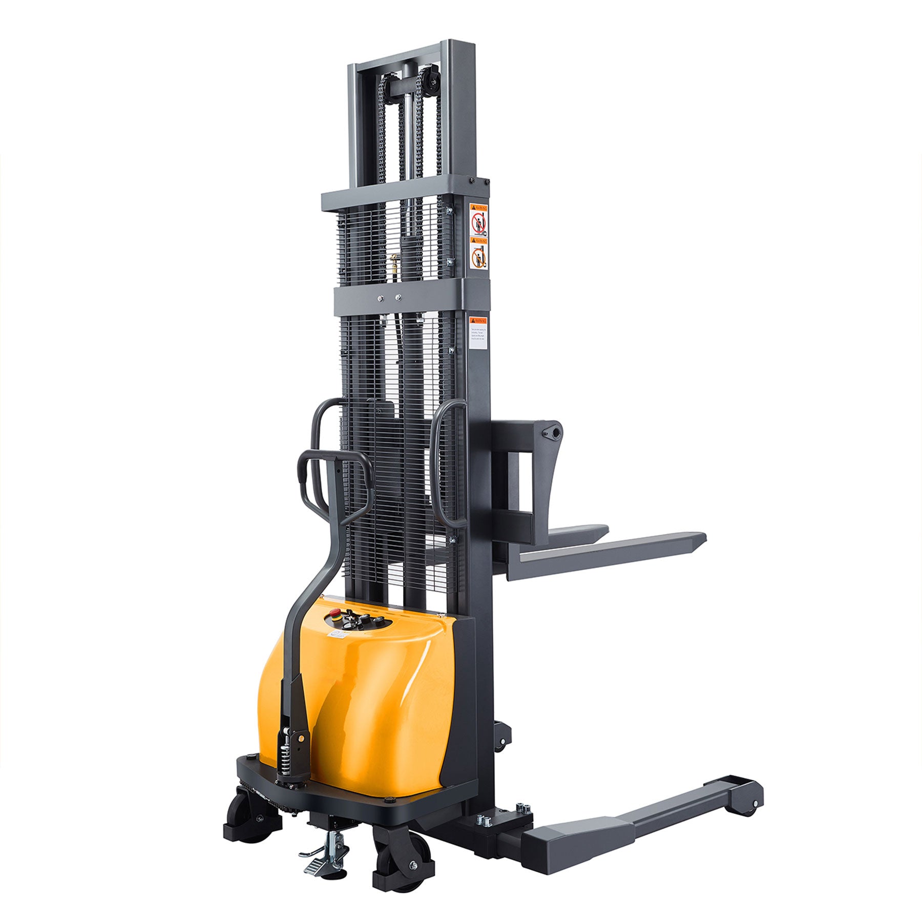 Semi-Electric Straddle Stacker  3300Lbs Cap.118" Lifting Y-3010