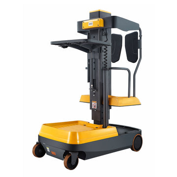 Fully Electric Mini Order Picker With Load Tray 200lbs. Capacity