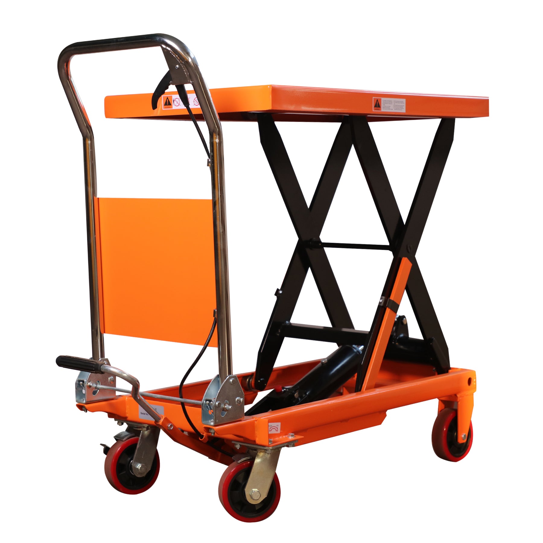 Single Scissor Lift Table 660 lbs. 35.4" lifting height O-2001