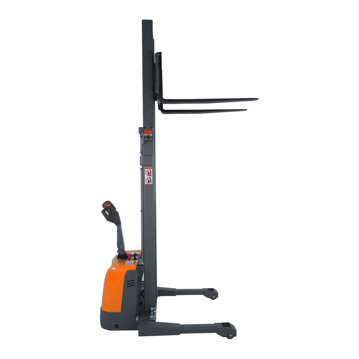 Op Machine Amazon Powered Forklift Full Electric Walkie Stacker 3300lbs Cap. Straddle Le