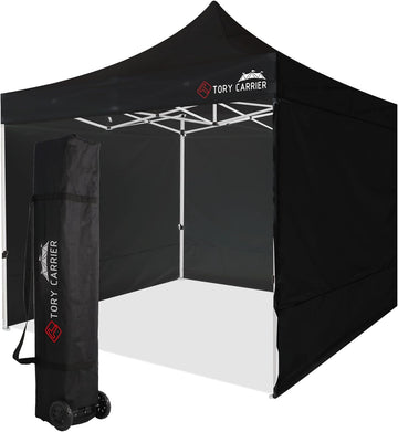 Best Choice Products 10x10ft 1-Person Setup Pop Up Canopy Tent Instant Portable Shelter w/ 1-Button Push, Case - Black