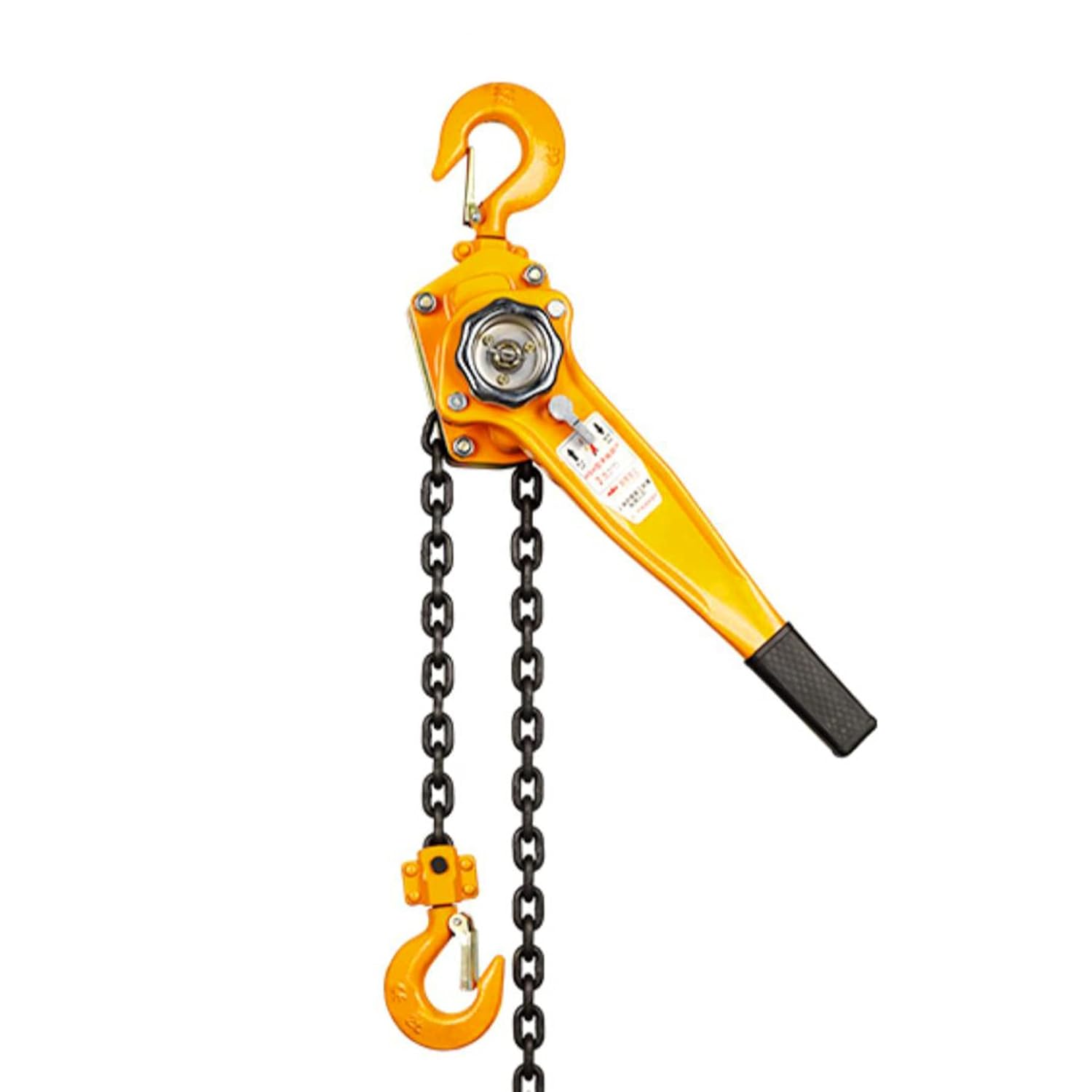 Chain Hoist Lever Hoist,Manual Hand Chain Block Hoist (0.5T 59") HeavyDuty Hooks Industrial Grade Steel Structure for Garage Warehouse