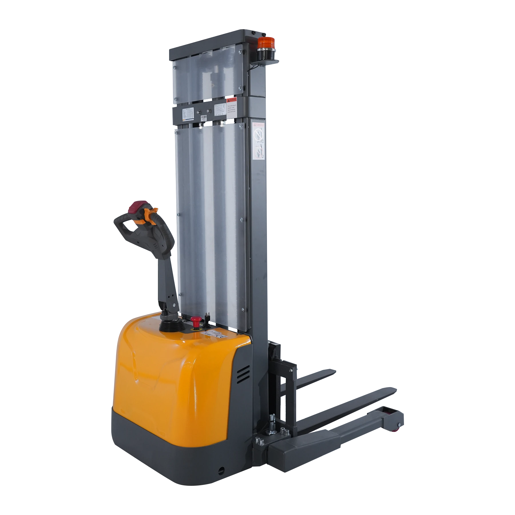 Powered Forklift Full Electric Walkie Stacker 3300lbs Cap. Straddle Legs.130" lifting Local Pick-Up Y-3049