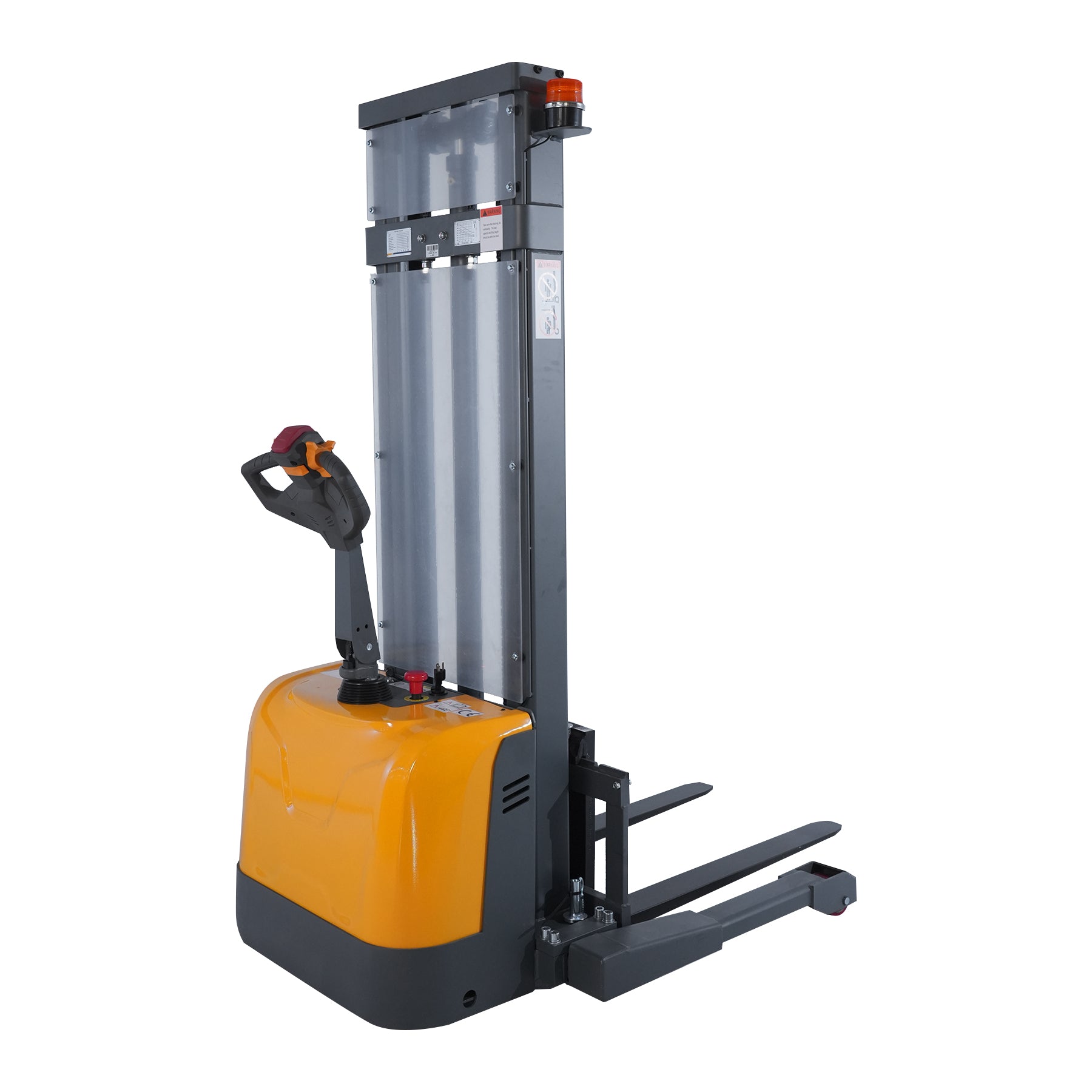 Powered Forklift Full Electric Walkie Stacker 3300lbs Cap. Straddle Legs.118" lifting Local Pick-Up Y-3047