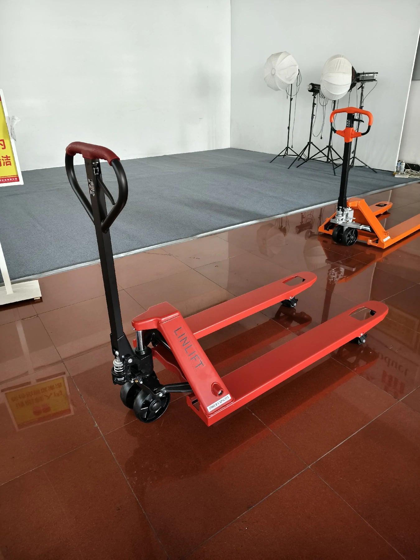 Linlift 5500 lbs Manual Pallet Jack | 48" x 21" Forks | Warehouse-Grade Build