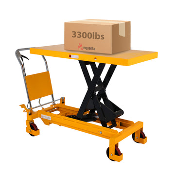 Single Scissor Lift Table 3300lbs. 39.4