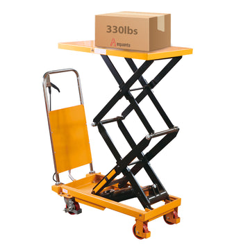 Double Scissor Lift Table 330lbs 43.3