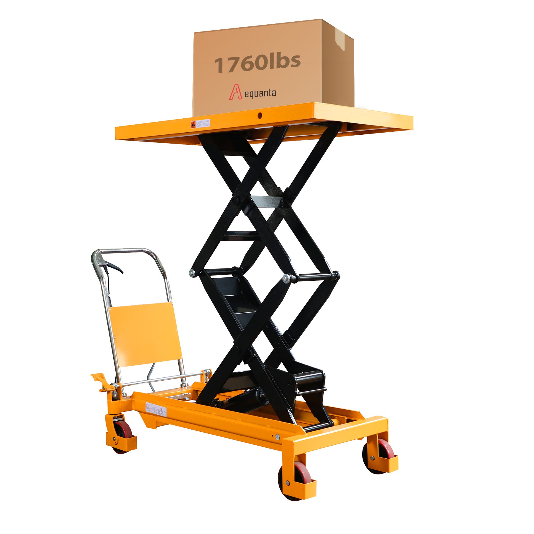 Double Scissors Lift Table 1760lbs. 59" lifting height Y-2010