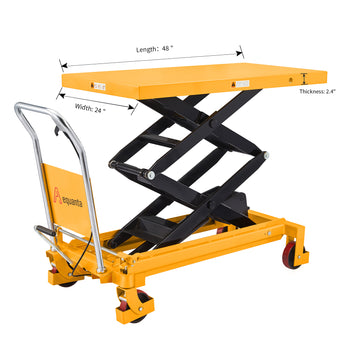 Double Scissors Lift Table 1760lbs. 59